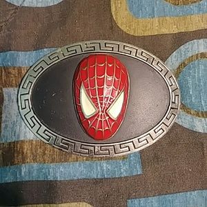 Spiderman belt buckle